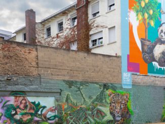 Zwischennutzung in Rüsselsheim: Graffiti, Sitzmöbel und zwei Jahre öffentliche Nutzbarkeit am Marktstraße Areal